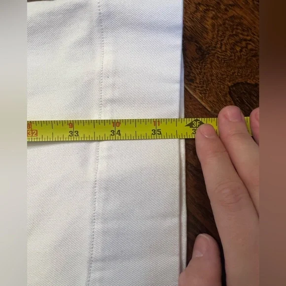 SPANX Stretch Twill Cropped Wide Leg Pant in Bright White Large - Picture 12 of 12